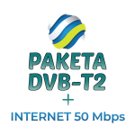 DVB-T2 + 50 Mbps Fiber Package